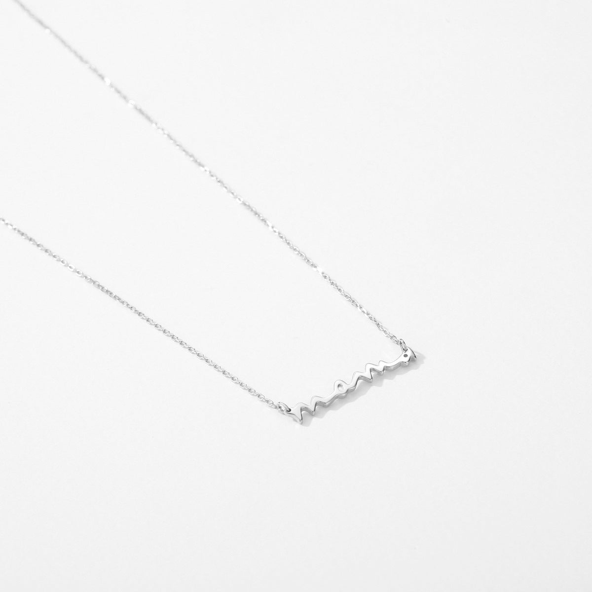 Simple Sterling Silver Clavicle Chain Necklace for Cross-border Fashion