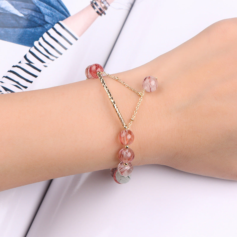 New Fortune Crystal Bracelet for Women - Sterling Silver Handcrafted Design