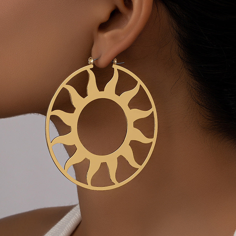 Sunflower Sunburst Earrings - Vienna Verve Collection