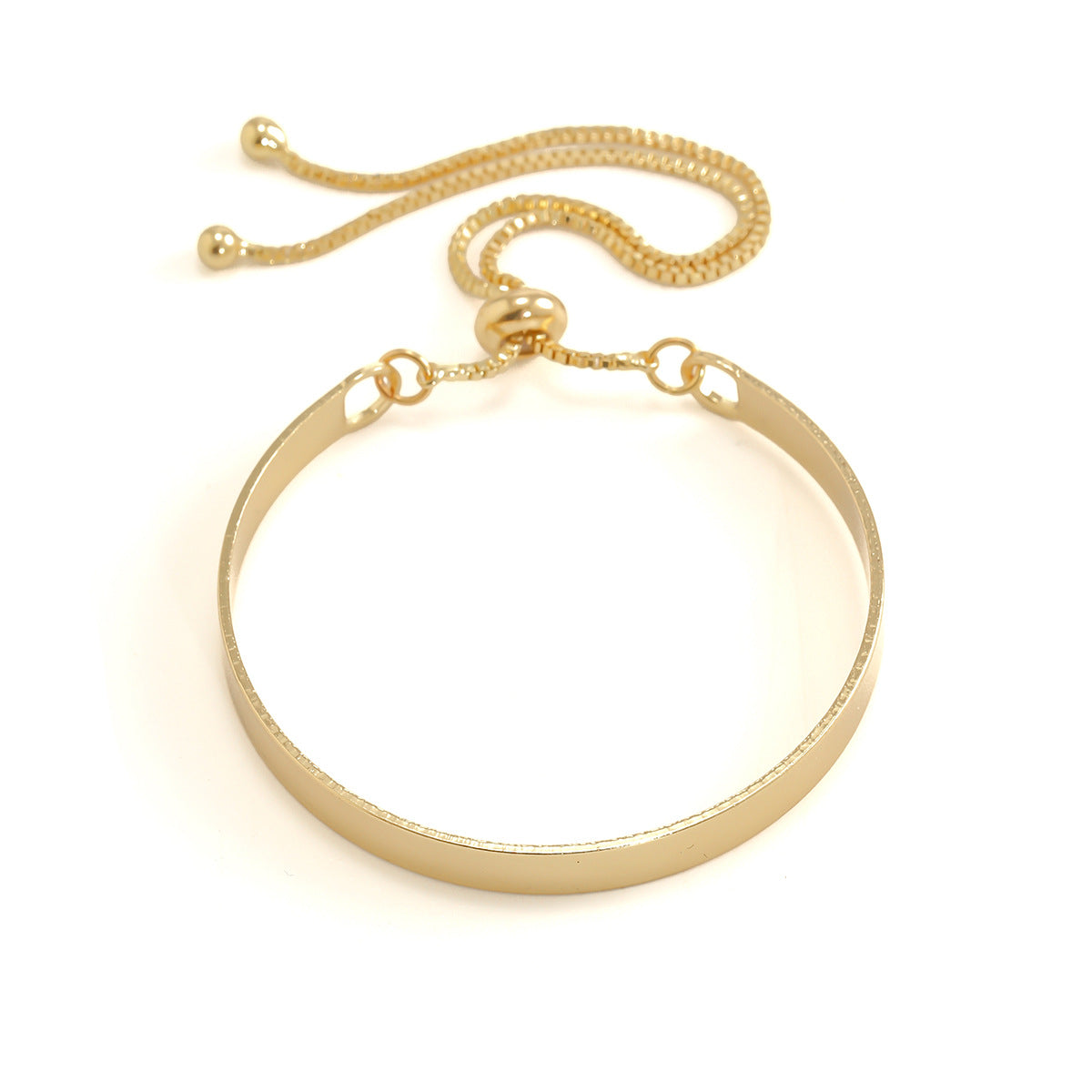 Versatile Geometric Retro Box Chain Bracelet for Women with a Simple and Elegant Design