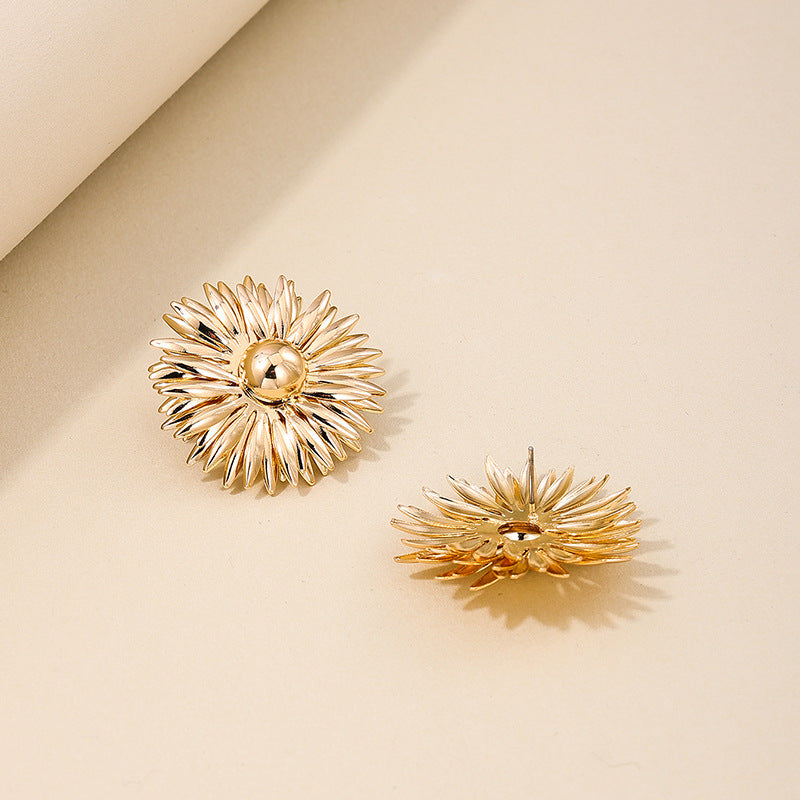 Sunflower Retro Earrings - Vienna Verve Collection