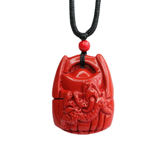 Cinnabar Pendant Red Sand Bucket Pendant Jewelry