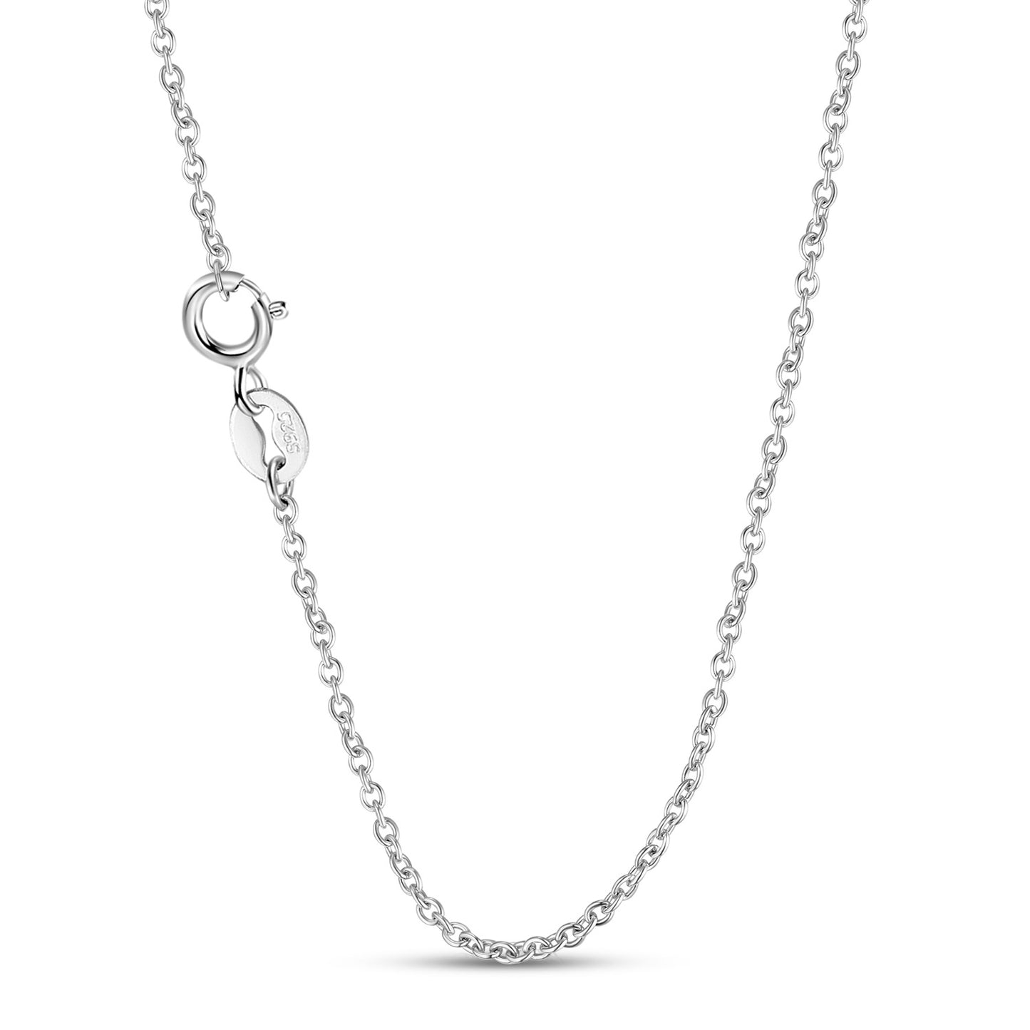 Heart Shape Snake Pendant Silver Necklace