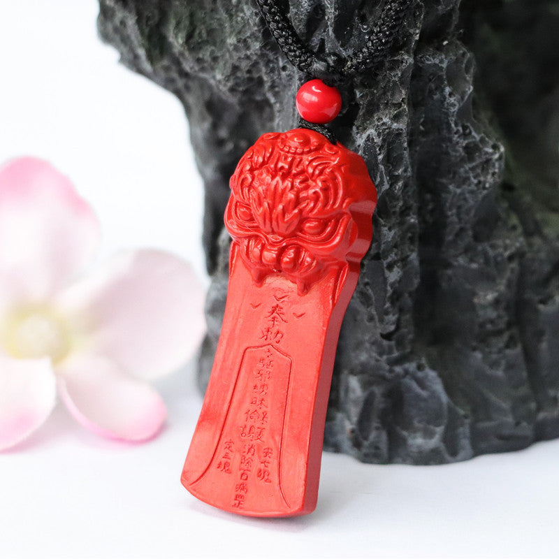 Vermilion Sand Pendant: Symbol of Prosperity and Protection