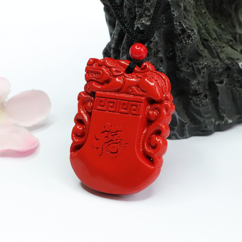 Red Sand Pixiufu Prosperity Blessing Pendant