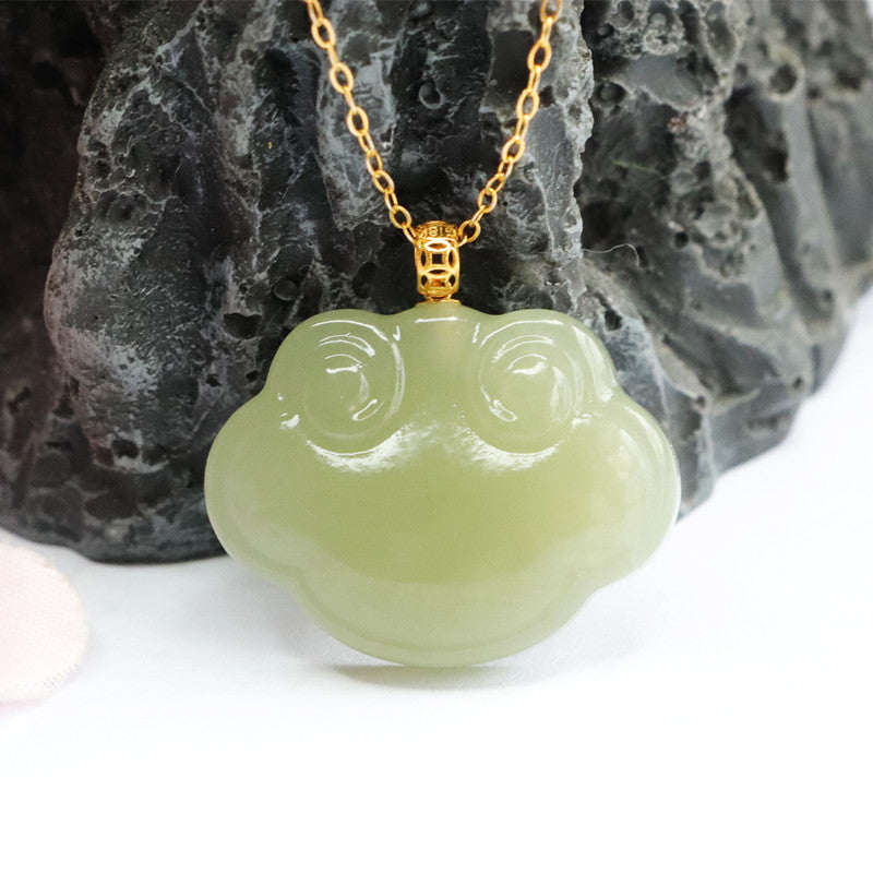 Hetian Jade Ruyi Necklace: A Symbol of Fortune and Elegance