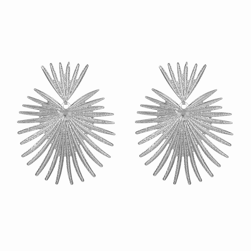 Trendy Fan Tassel Statement Earrings - Vienna Verve Collection by Planderful