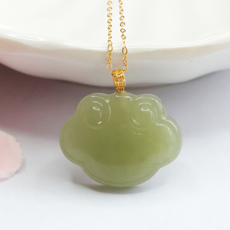 Hetian Jade Ruyi Necklace: A Symbol of Fortune and Elegance