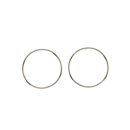 Geometric Circle Earrings with Minimalist Design and Delicate Lines - Elegant Ear Accessories for Women