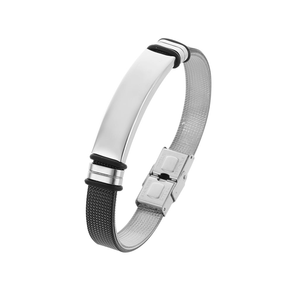 Titanium Bracelet for Men: Stylish Cross-Border Men's Bracelet by Planderful