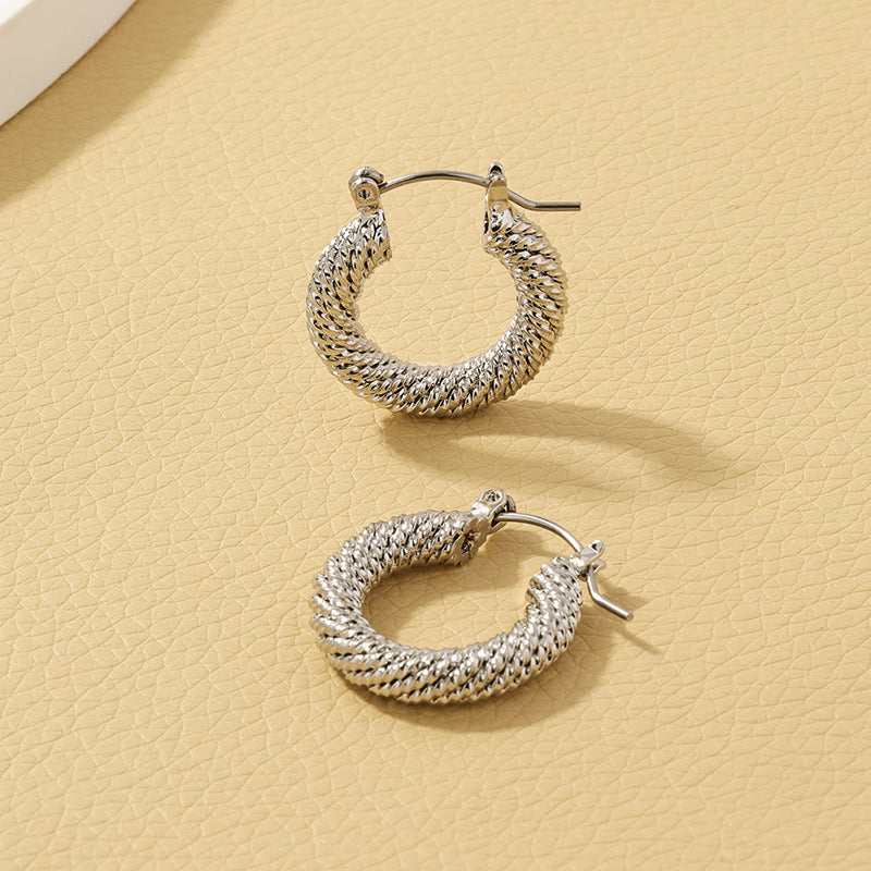 Luxury Vienna Verve Metal Earrings - Wholesale Opportunity