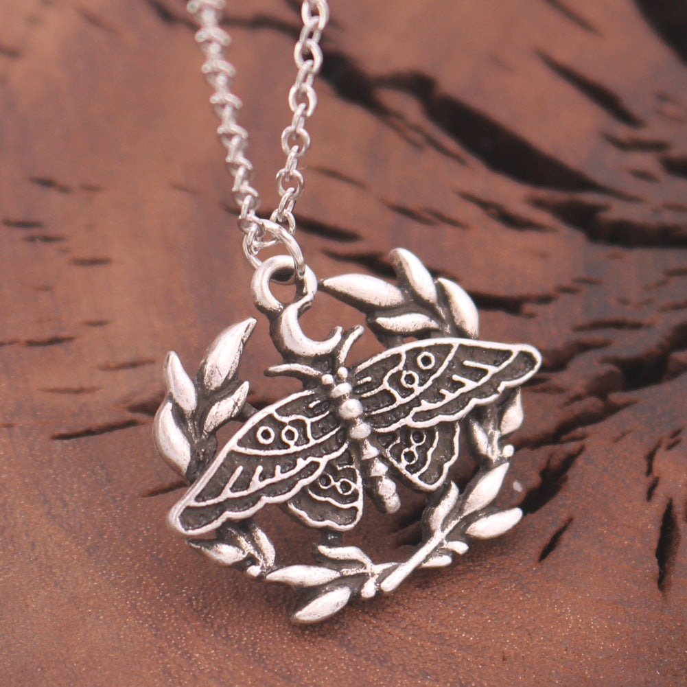 Mystical Death Valley Butterfly Talisman Necklace for Men from the Norse Legacy Collection