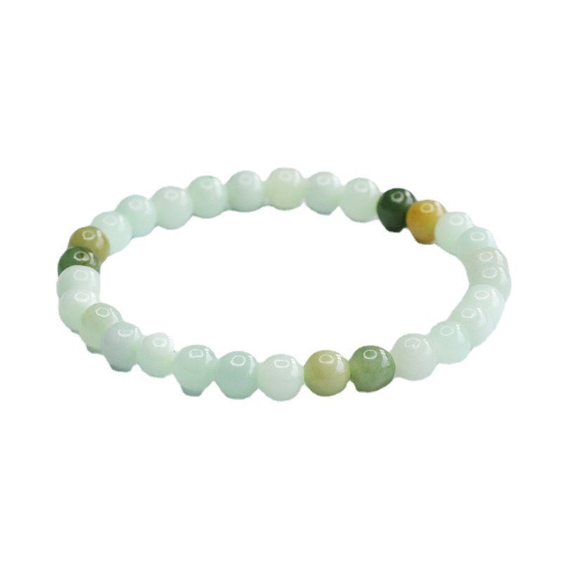 Myanmar A Goods Jade Sterling Silver Bracelet