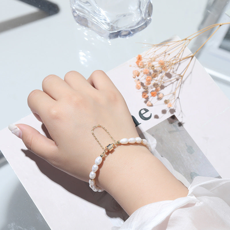 Elegant Freshwater Pearl Bracelet from Fortune's Favor Collection