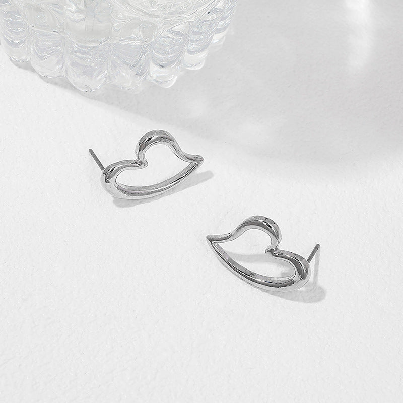 Glossy Asymmetrical Stud Earrings from Vienna Verve Collection