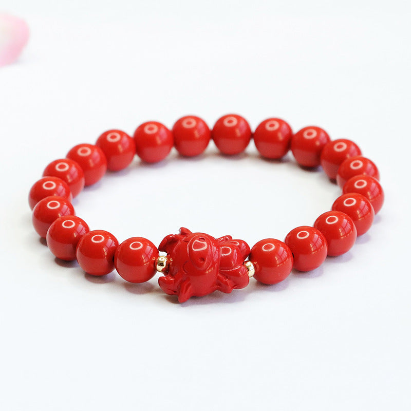 Cinnabar 12 Zodiac Bracelet