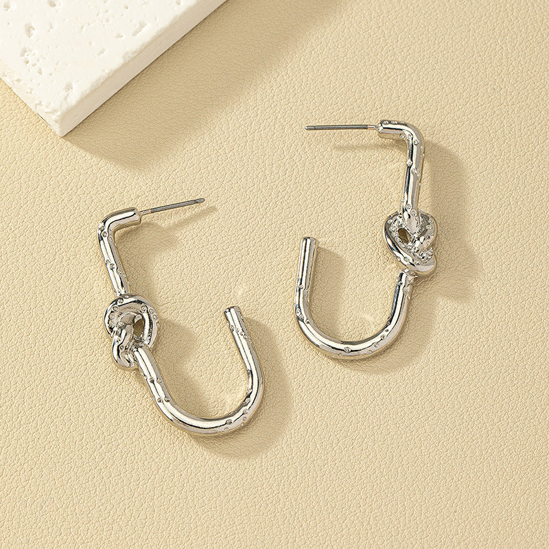 Chic Vienna Verve Metal Twist Earrings Set