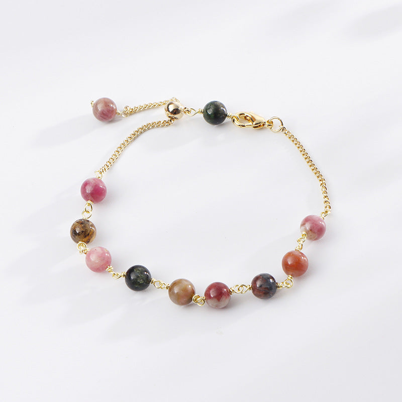 Lucky Crystal Tourmaline Bracelet for Girls - Planderful Collection