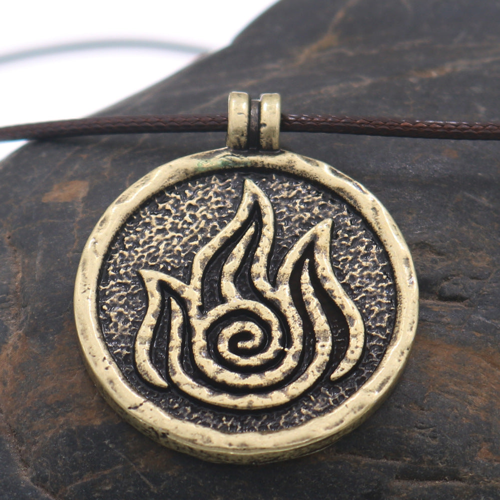 Sacred Indian Mandala Flower Necklace - Norse Legacy Collection