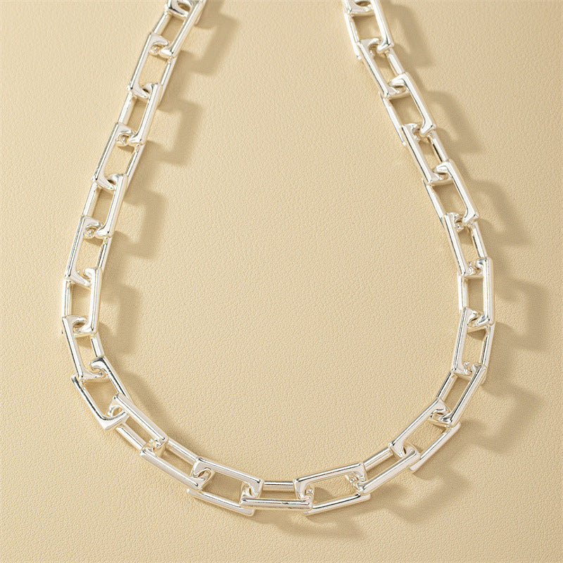 Punk Metal Chain Necklace - Vienna Verve Collection