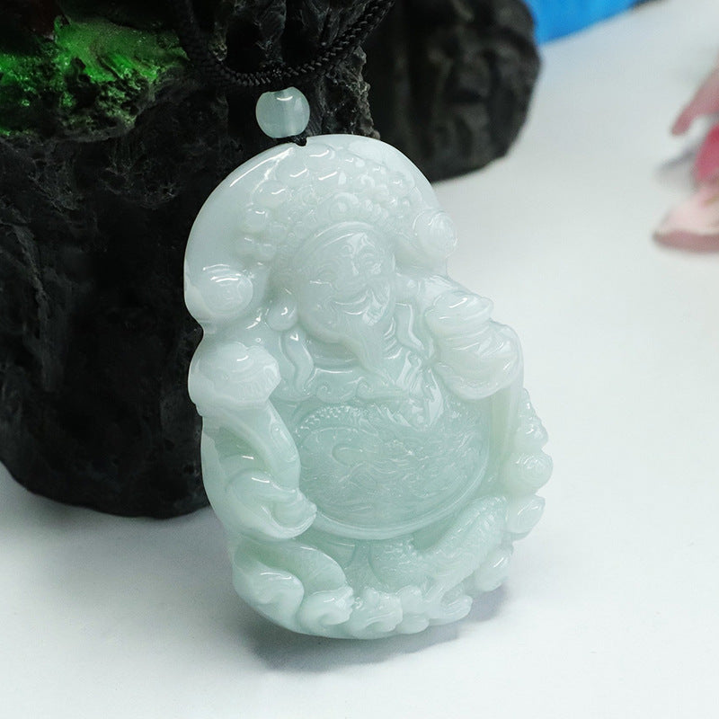 Jade Pendant God of Wealth from the Fortune's Favor Collection