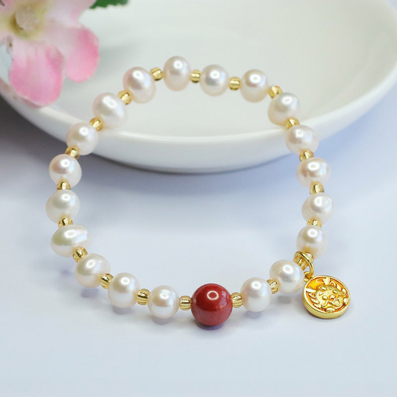 Emperor's Sand Freshwater Pearl Bracelet