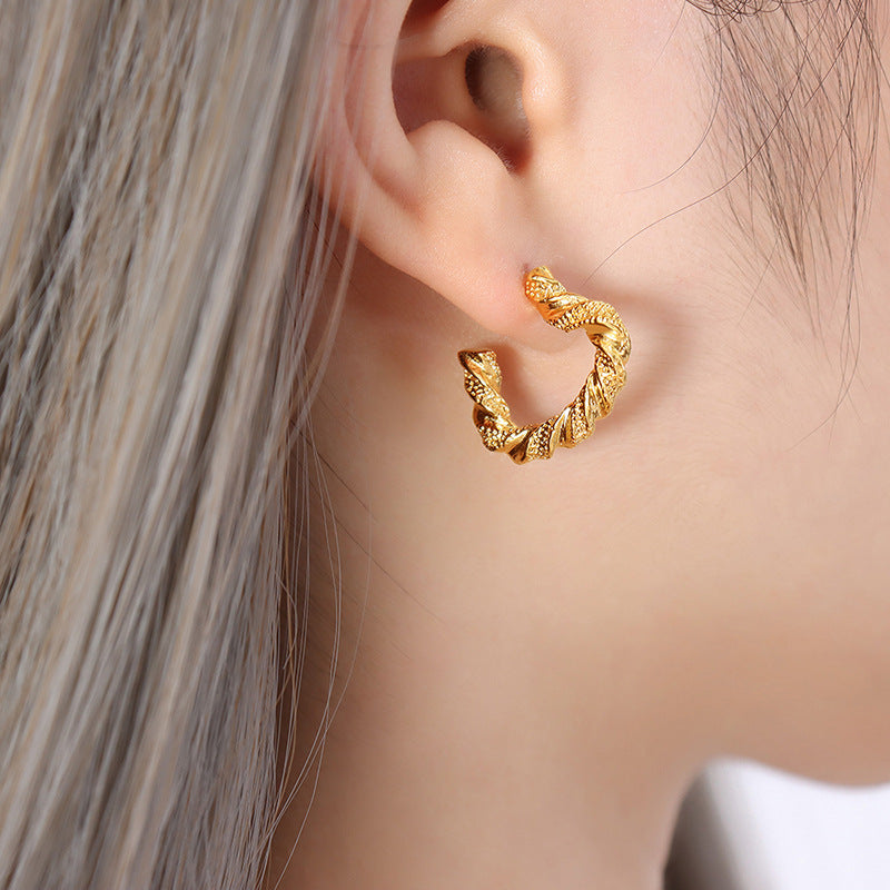 Geometric Twisted Polygon Earrings with a Personal Touch