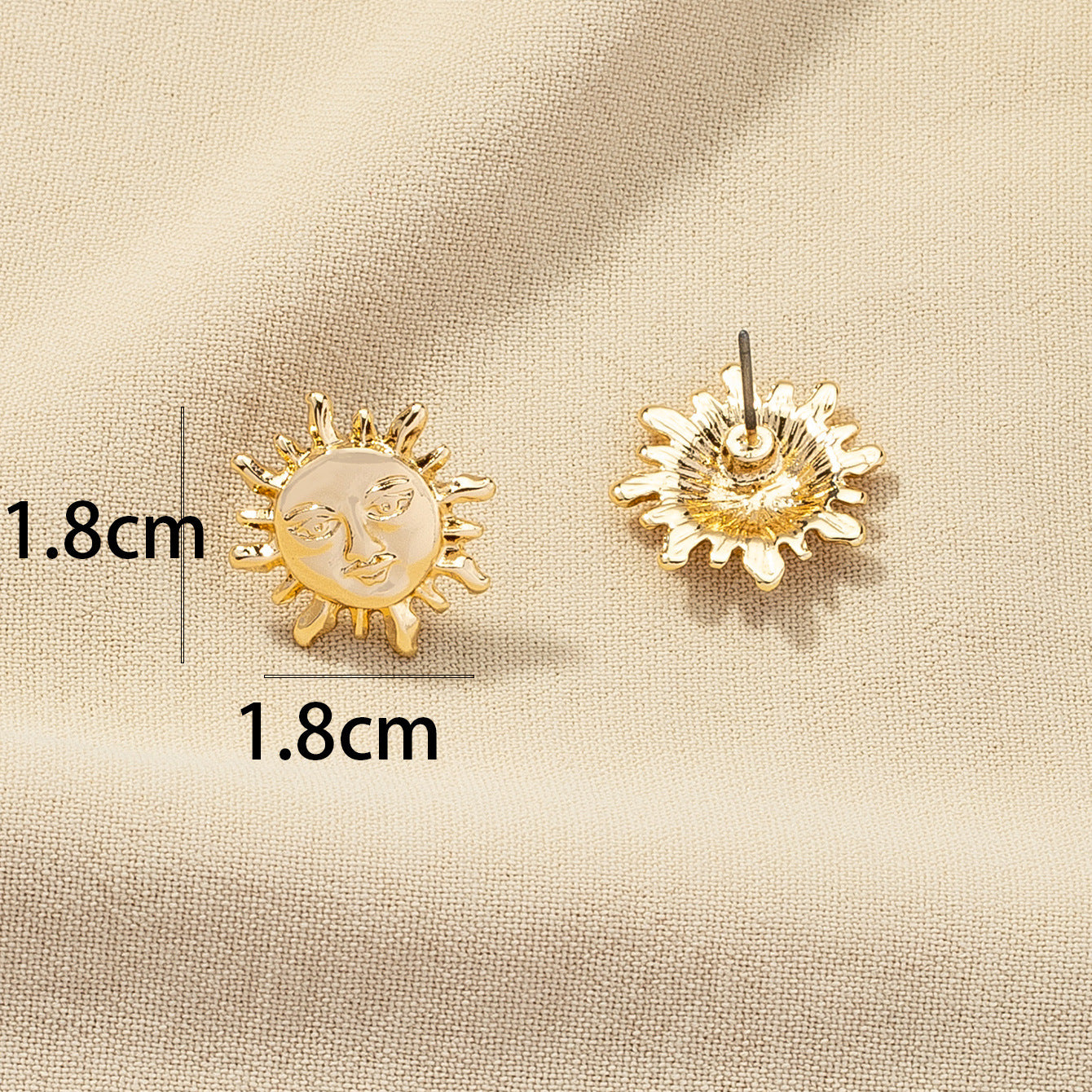 Sunflower Stud Earrings - Vienna Verve Collection, Metal Street Photography Fashion Design