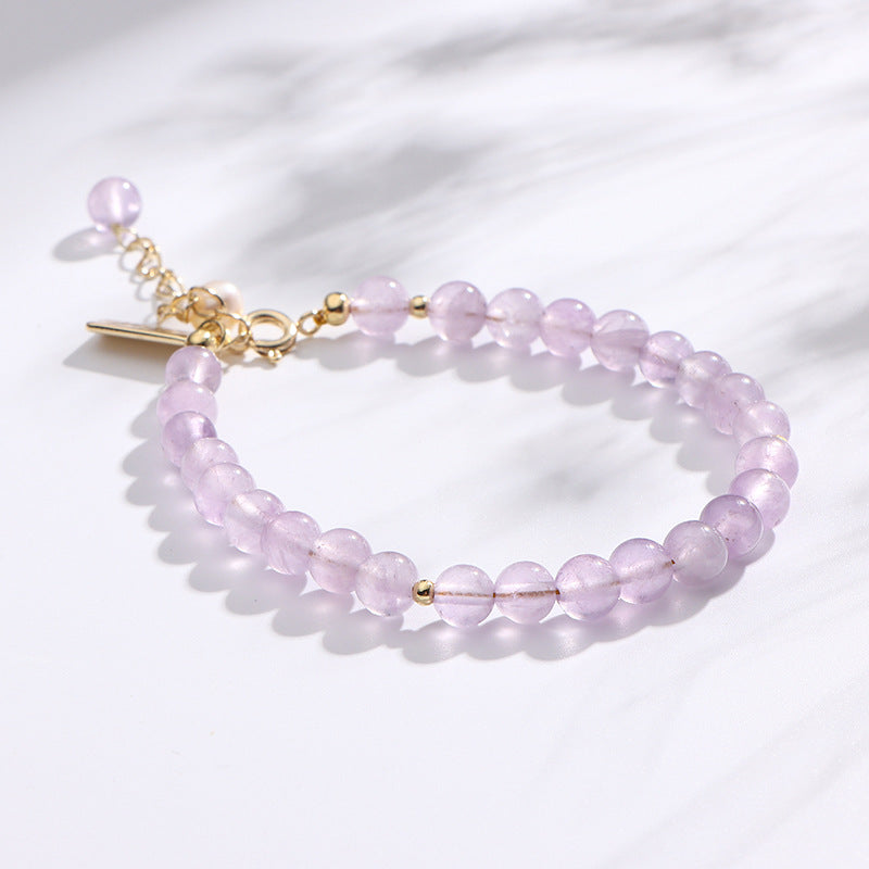 Fortune's Favor Amethyst Bracelet - Sterling Silver Design for Women