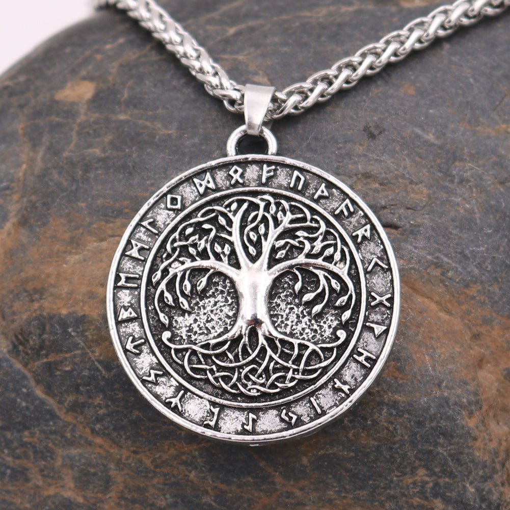 Mystical Norse Legacy Metal Necklace - Wholesale for Men