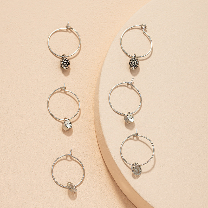 European Style Metal Earrings Set - Vienna Verve Collection