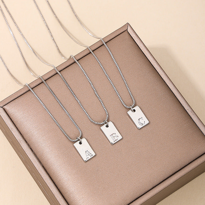 Summer Glow Square Pendant Necklace for Women - Elegant Metal Jewelry Piece from Planderful's Vienna Verve Collection