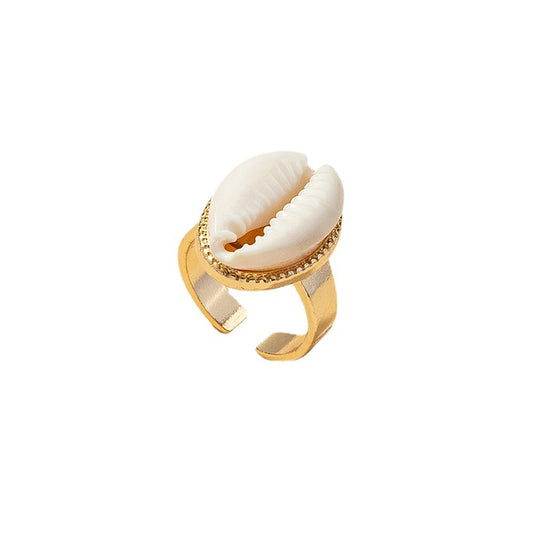 Trendy Shell Ring - Vienna Verve Collection