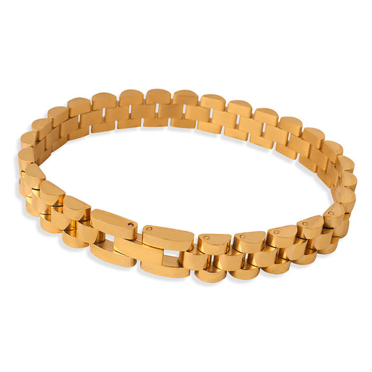 Luxurious Gold-Plated Chain Bracelet for Stylish Women