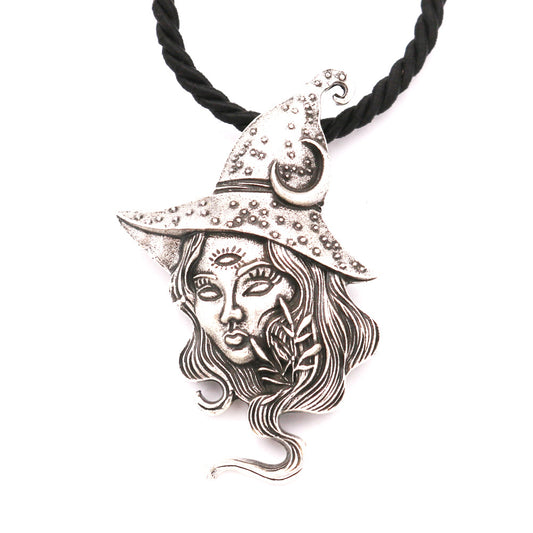 Mystical Sun and Moon Witch Necklace - Norse Legacy Collection