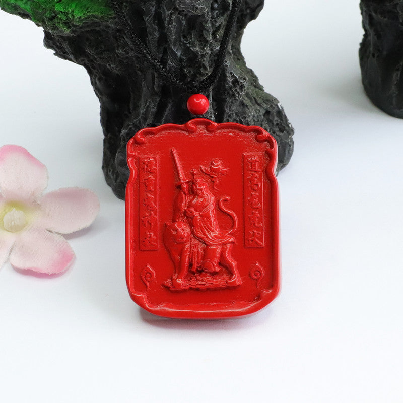 Vermilion Sand Pendant, Inspired by Daoist Zhang Master Elegance