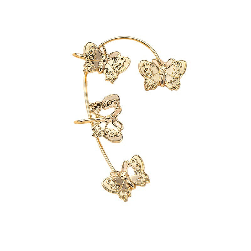 Japanese Korean Style Butterfly Ear Hook Earrings - Vienna Verve Collection