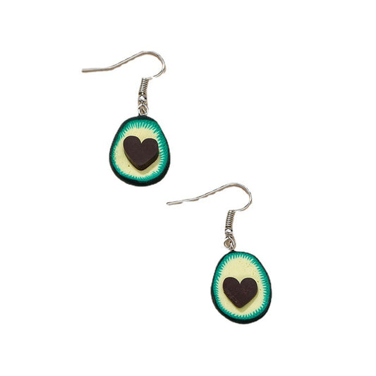 Avocado Love Earrings - Trendy Wholesale Cross-Border Fashion Jewelry