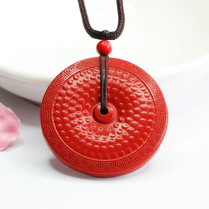 Red Sand Cinnabar Fortune Pendant