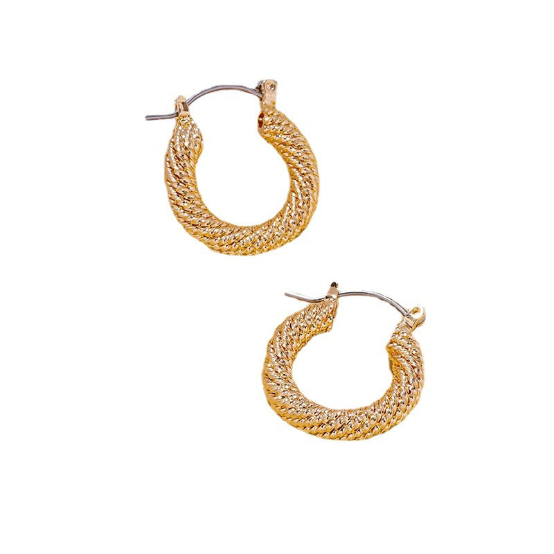 Luxury Vienna Verve Metal Earrings - Wholesale Opportunity