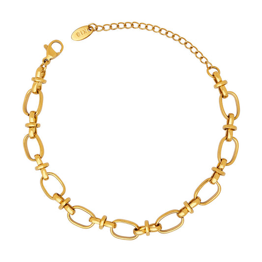 Chic Thick Chain Bracelet with a Cold Wind Style