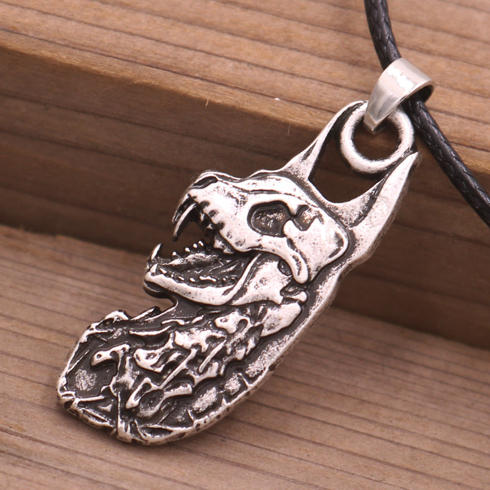 Dino Alloy Pendants - Stylish Men's Necklace from Norse Legacy