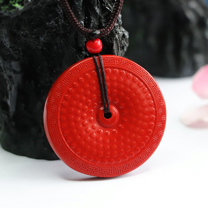 Red Sand Cinnabar Fortune Pendant