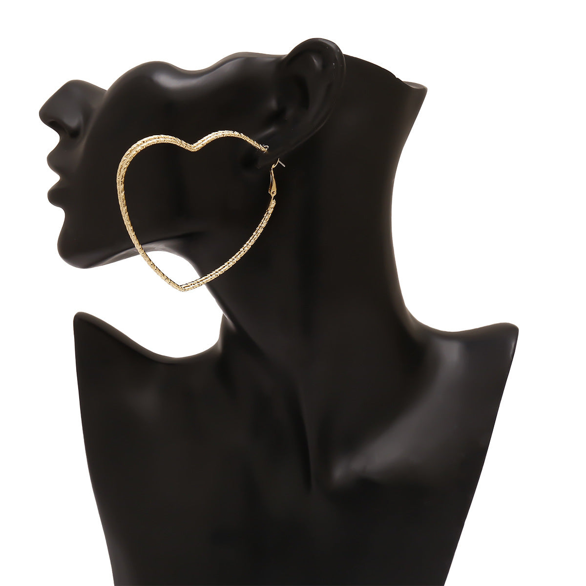 Heart Shaped Hollow Set Earrings for Women - Vienna Verve Collection