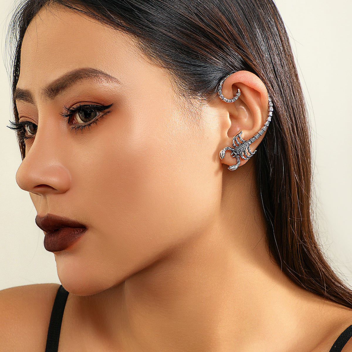 Edgy Scorpion Stud Earrings - Unique Ear Bone Jewelry