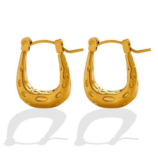 U-Shaped Niche Earrings with Personalized Ear Buckles