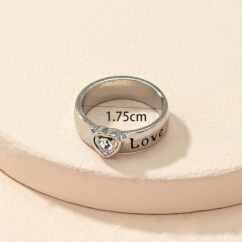 Love Letter Ring - Exquisite High-End Fashion Jewelry for Chic Elegance