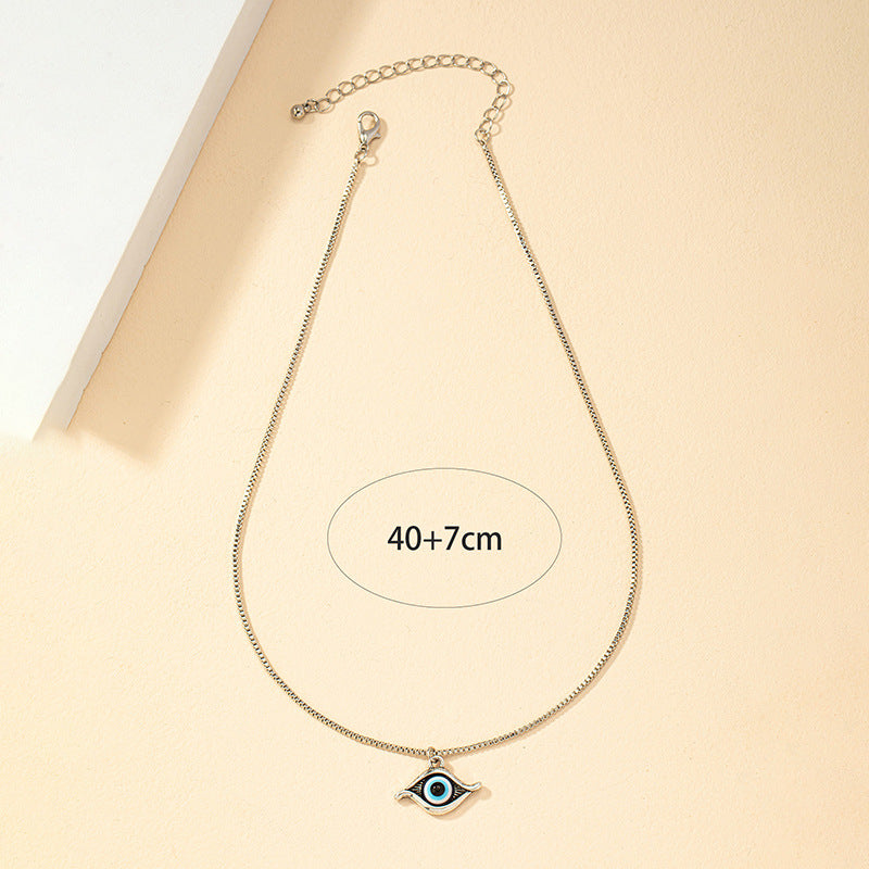 Devil's Eye Pendant Necklace - Vienna Verve Collection