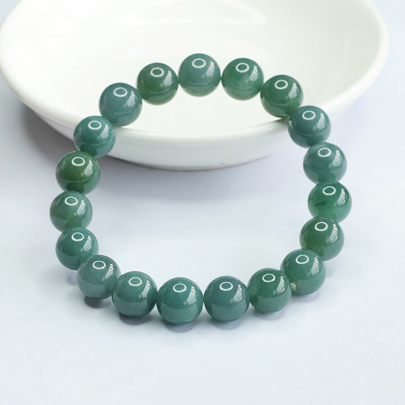 Fortune's Favor Sterling Silver Jade Bracelet