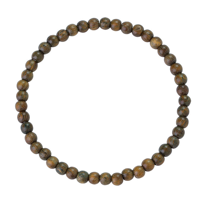 Tranquil Green Sandalwood Buddha Bead Bracelet for Couples and Individuals